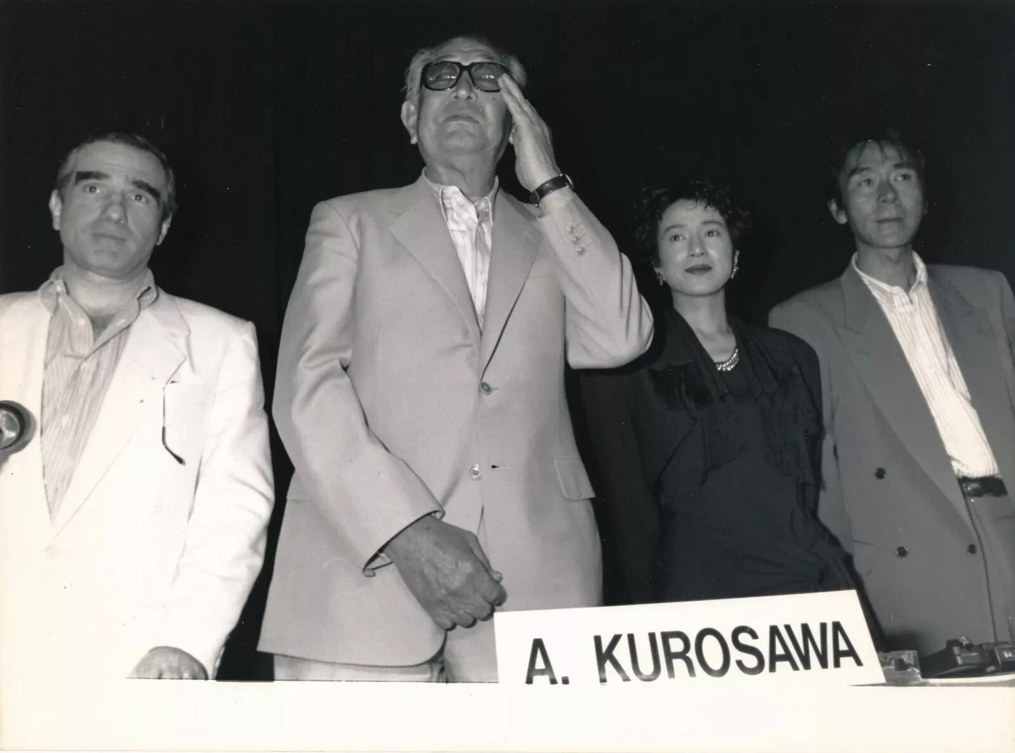 6 photos réalisateurs film : Kazan Kiarostami Allio B. deMille Truffaut Kurosawa