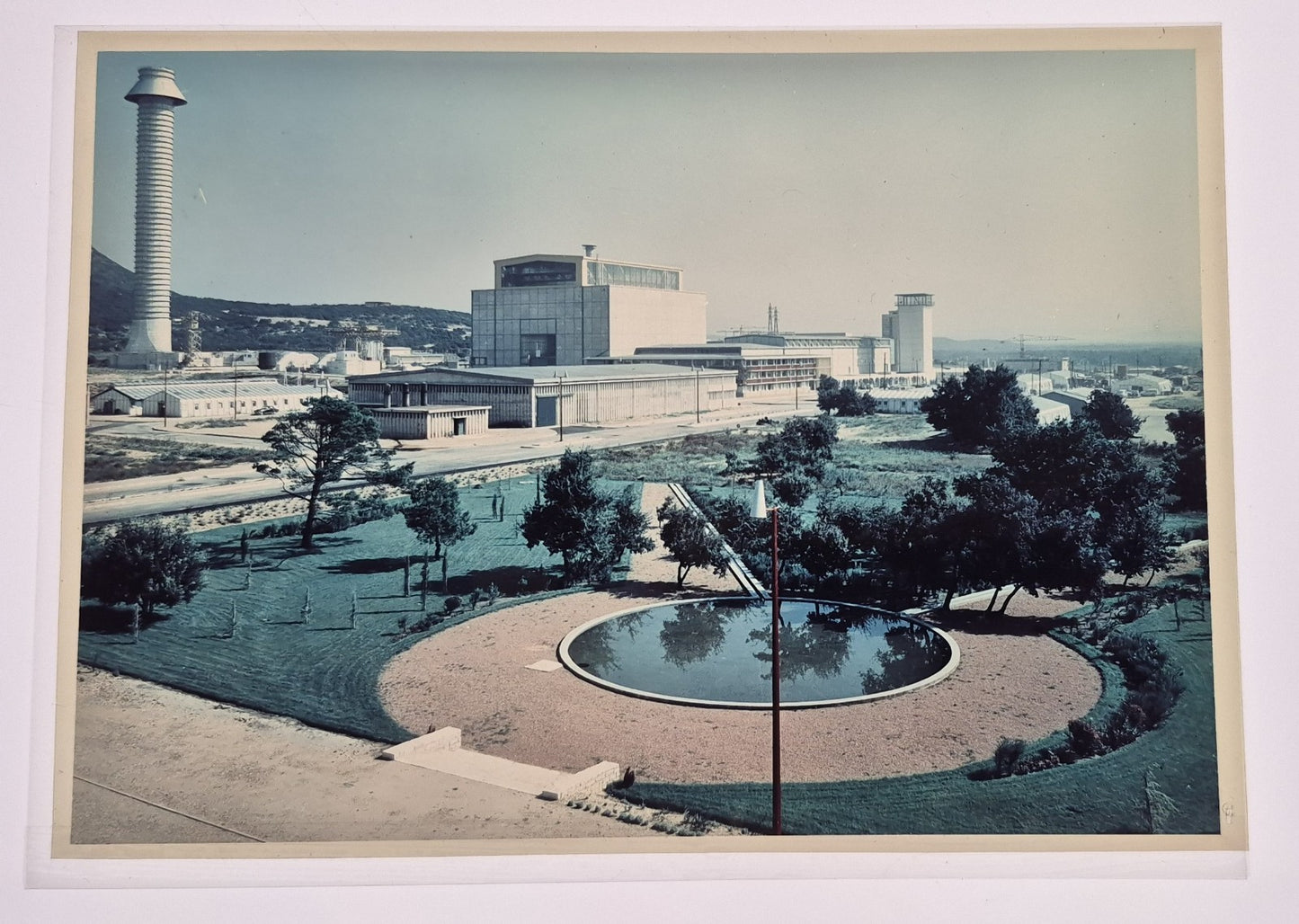 Site Marcoule nucléaire 1957 CEA Babcock 15 photo 7 Ekta bel ensemble Wicox