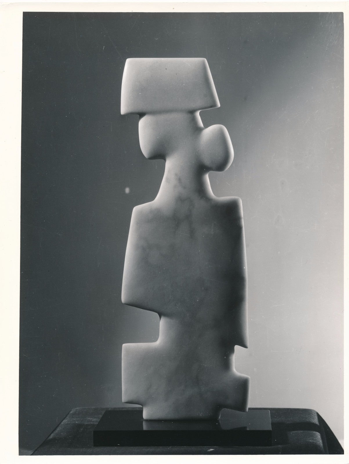 Photographie Geza Vandor Etienne Hajdu sculpture argentique vintage