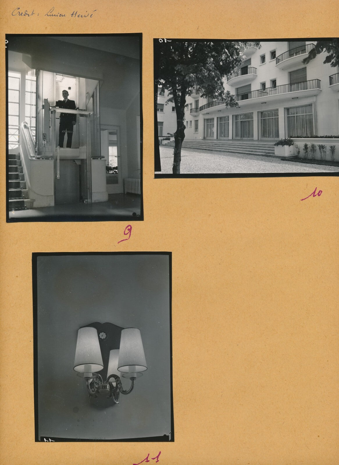 Lucien Hervé 44 épreuves argentiques époque reportage architecture béton Paris
