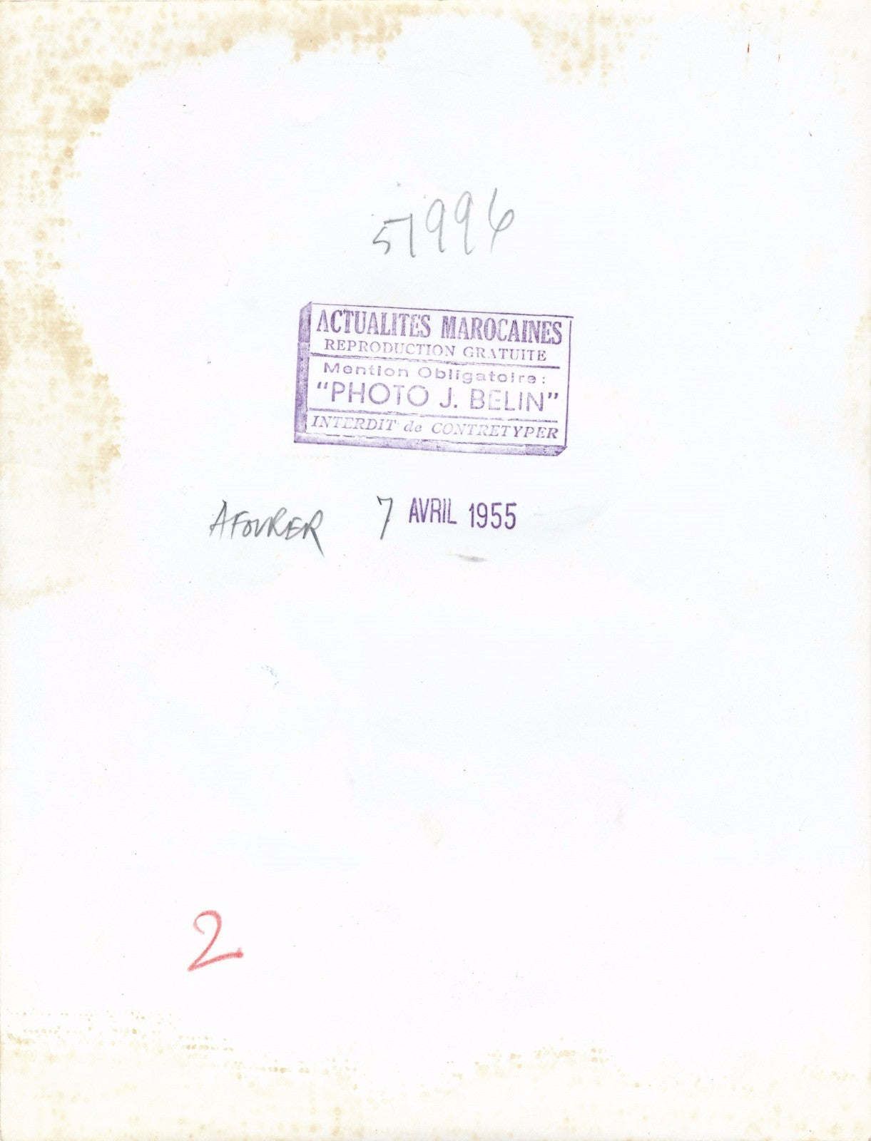 Maroc hydro électricité tirage argentique époque Jean Belin 1955