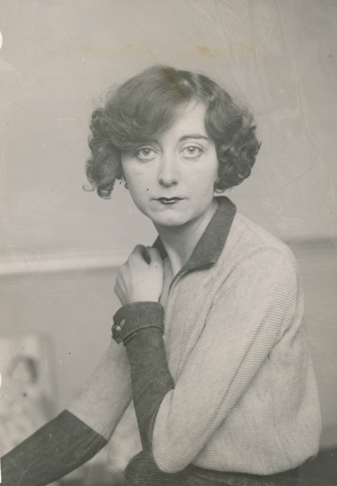 Photo photographie peintre Germaine JOUMARD argentique époque 1929