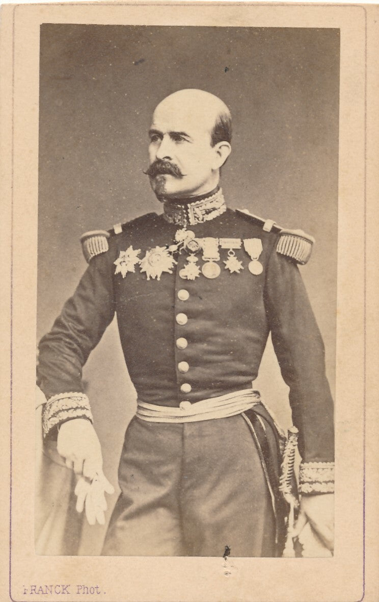 Général Louis-Jules TROCHU photo photographie cdv carte visite militaria Franck
