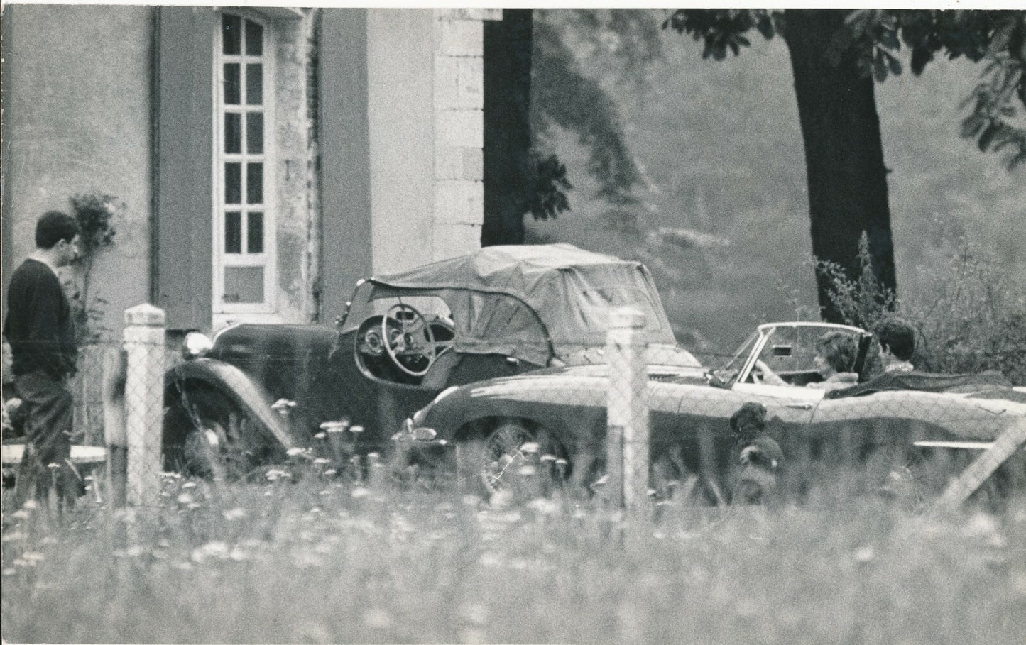 François SAGAN écrivaine tirage argentique presse voiture sport photographie