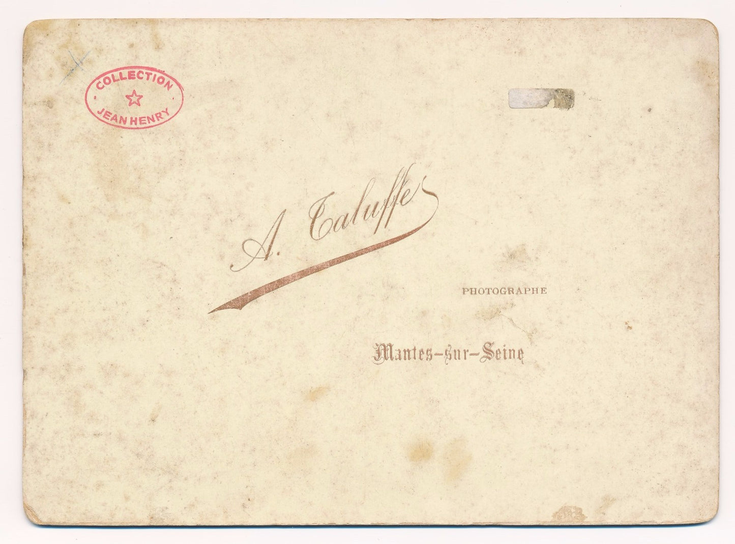 Photo famille barque tirage papier albuminé albumine Taluffe photographe v. 1880