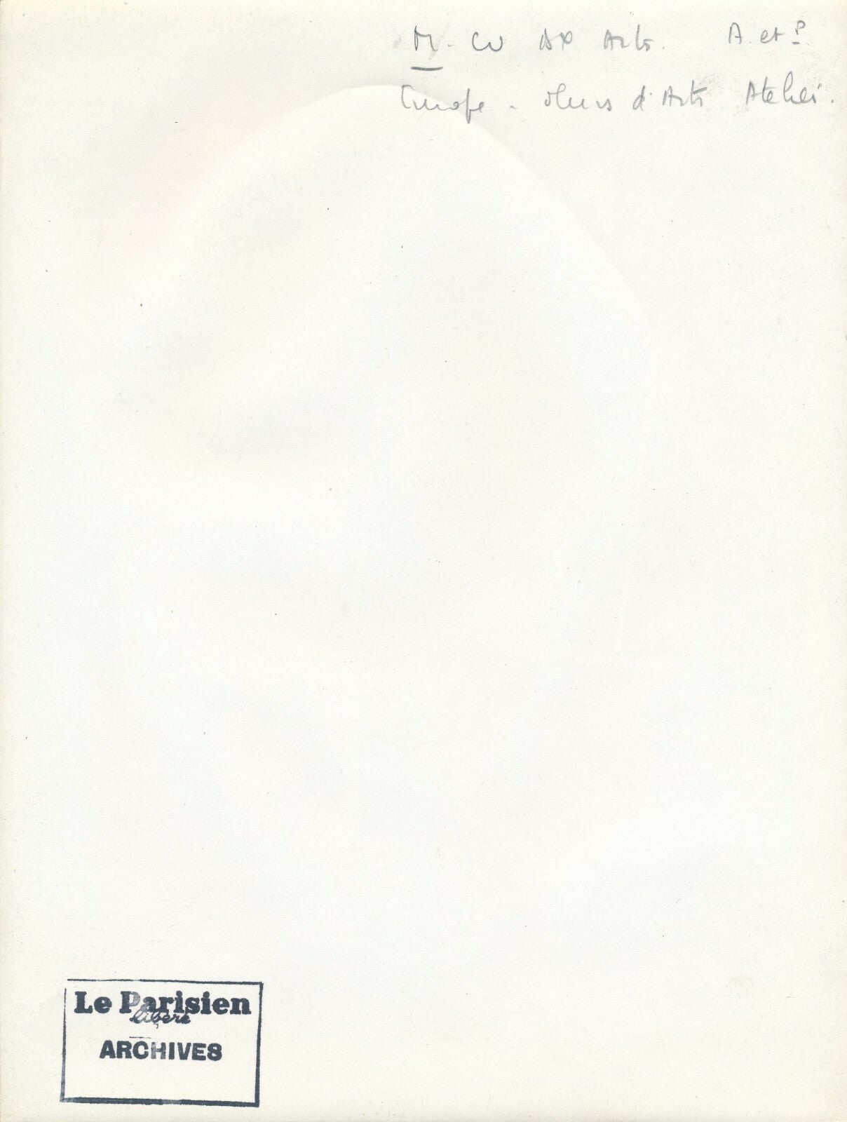 Jean Lamorlette peintre atelier fin 1950 tableaux photo photographie époque