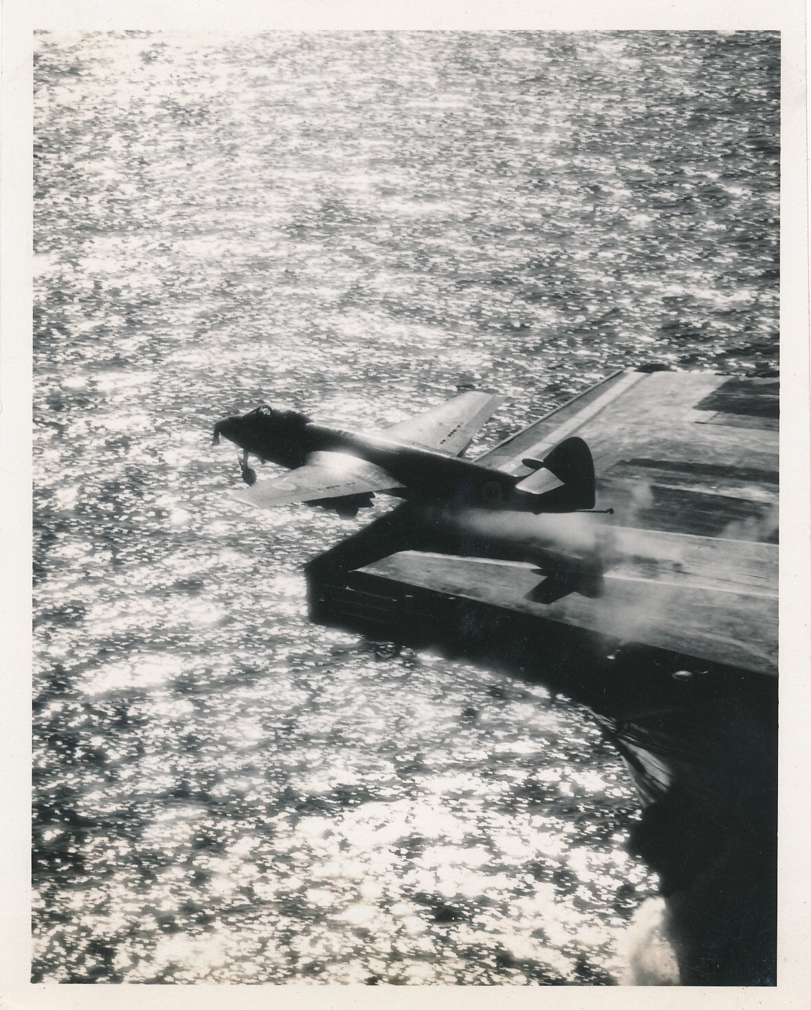 Militaria Royal Navy 3 snapshots Angleterre ET appontage photo