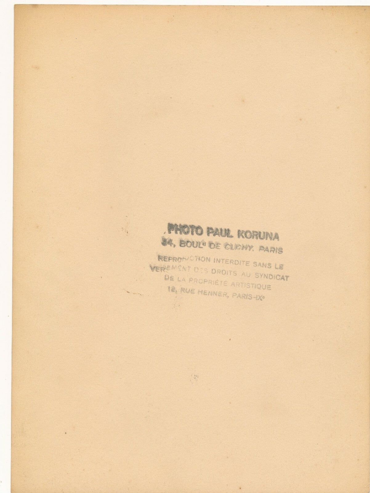 Paul KORUNA danse photo photographie portrait danseuse tirage époque v. 1940