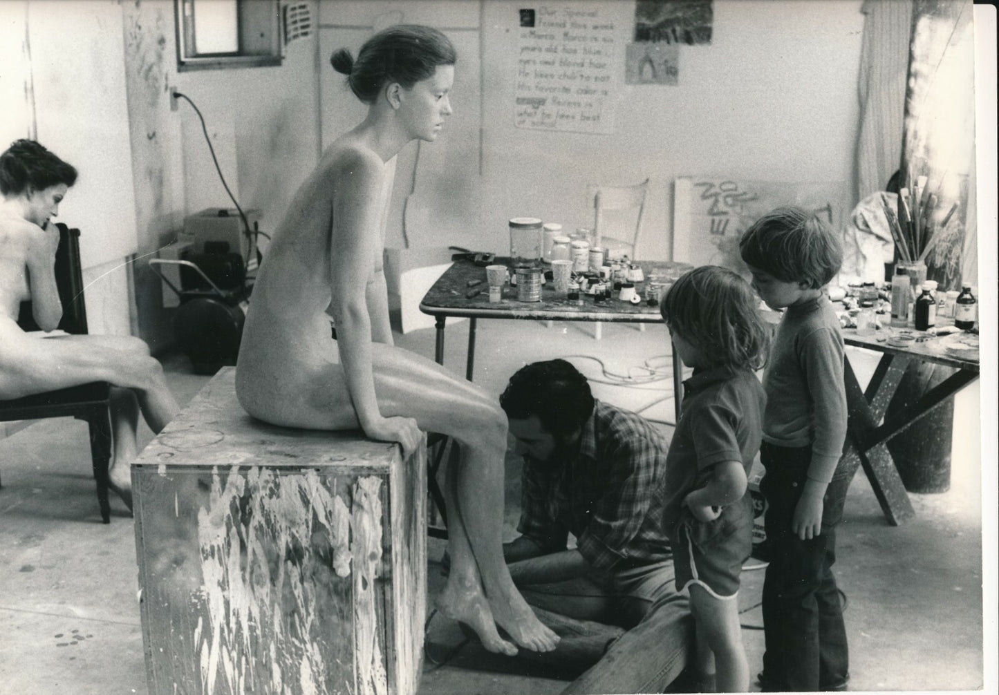 Pat ANDREA Pays Bas sculpteur hyperréalisme photo photographie vintage