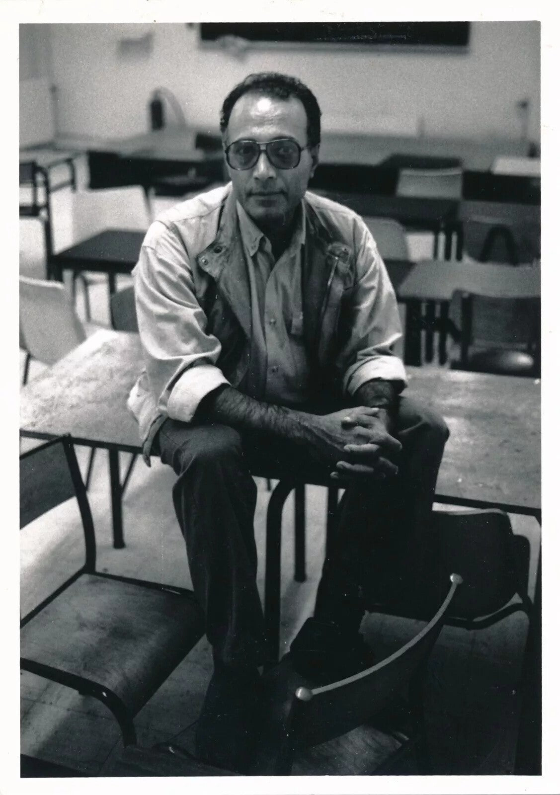6 photos réalisateurs film : Kazan Kiarostami Allio B. deMille Truffaut Kurosawa