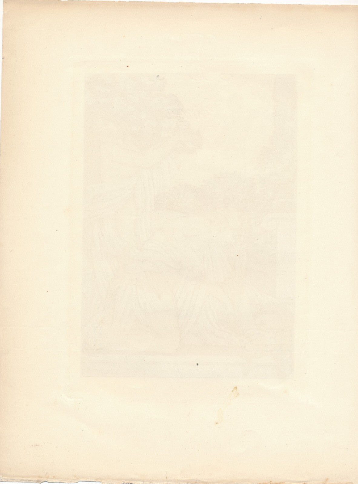 Maurice de BECQUE Maurice d’ATTIS gravure estampe non signée art déco femmes