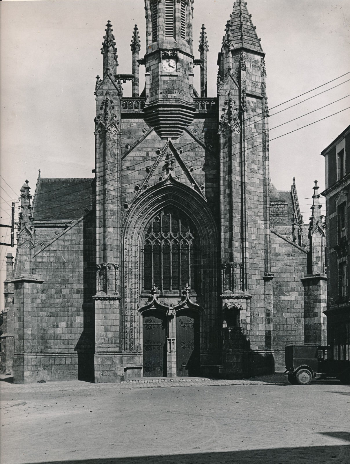 Collégiale Saint Aubin de Guérande photo photographie Pierre JAHAN époque