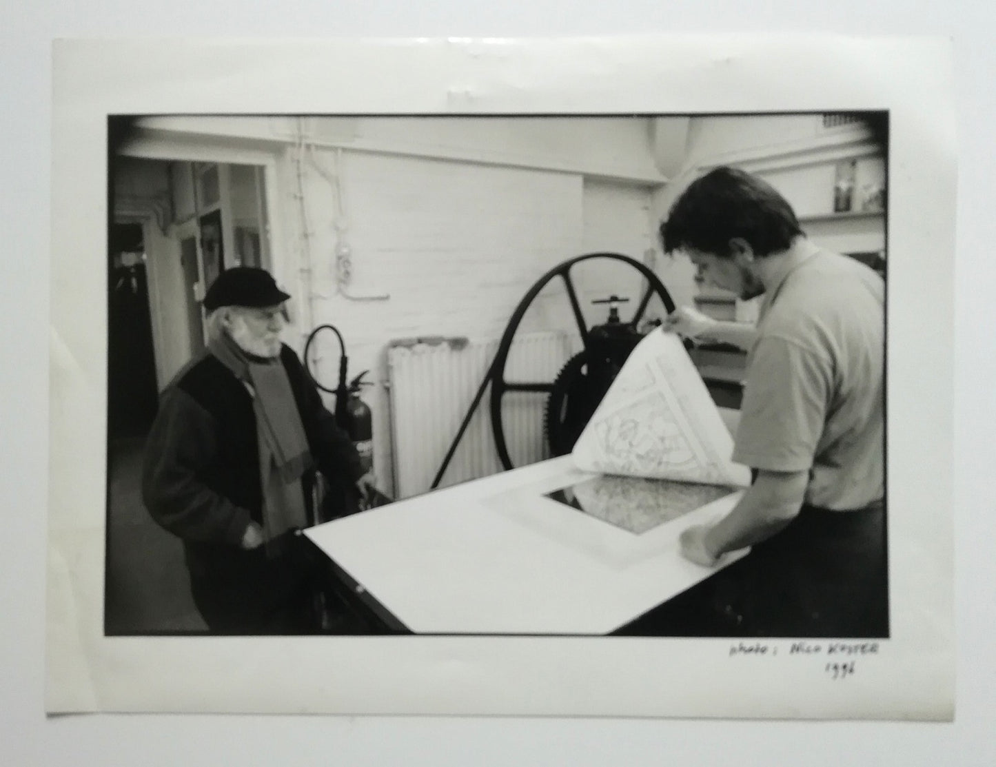 Corneille Cobra photographe Nico Koster tirage argentique époque 1996 estampe