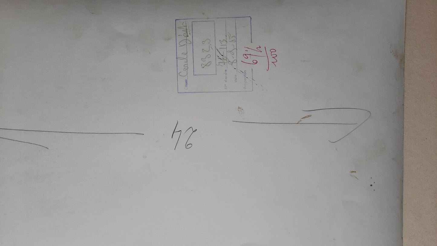 Marc CHAGALL photo photographie époque Saint-Paul-de-Vence 1955 escalier