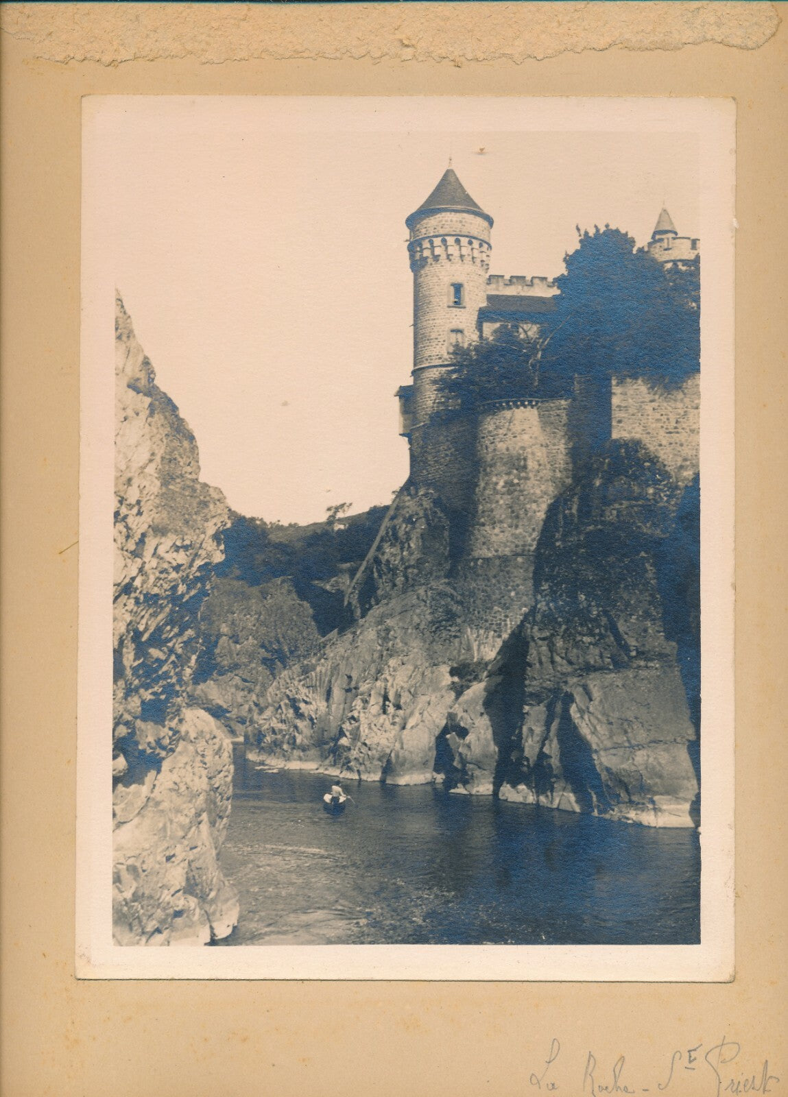 Saint Priest La Roche Loire photo photographie tirage argentique époque v. 1930