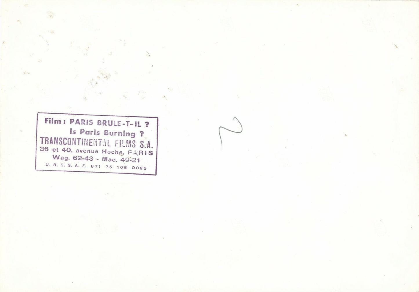 Cinéma Paris brûle-t-il ? 1966 René Clément Tuileries arbres photo photographie