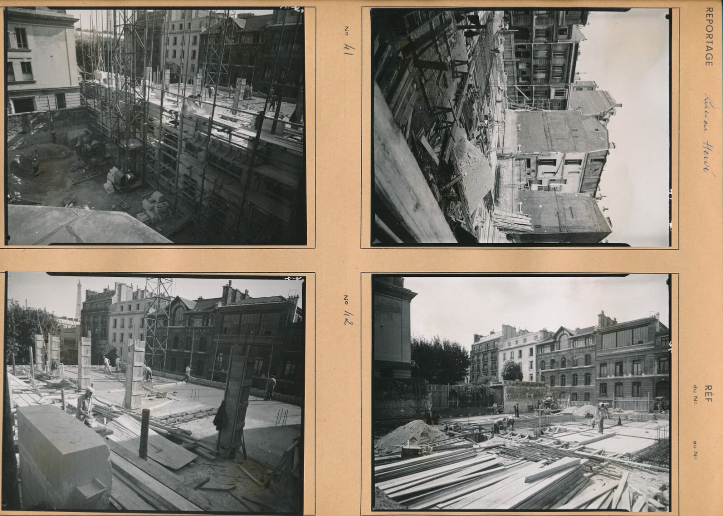 Lucien Hervé 44 épreuves argentiques époque reportage architecture béton Paris