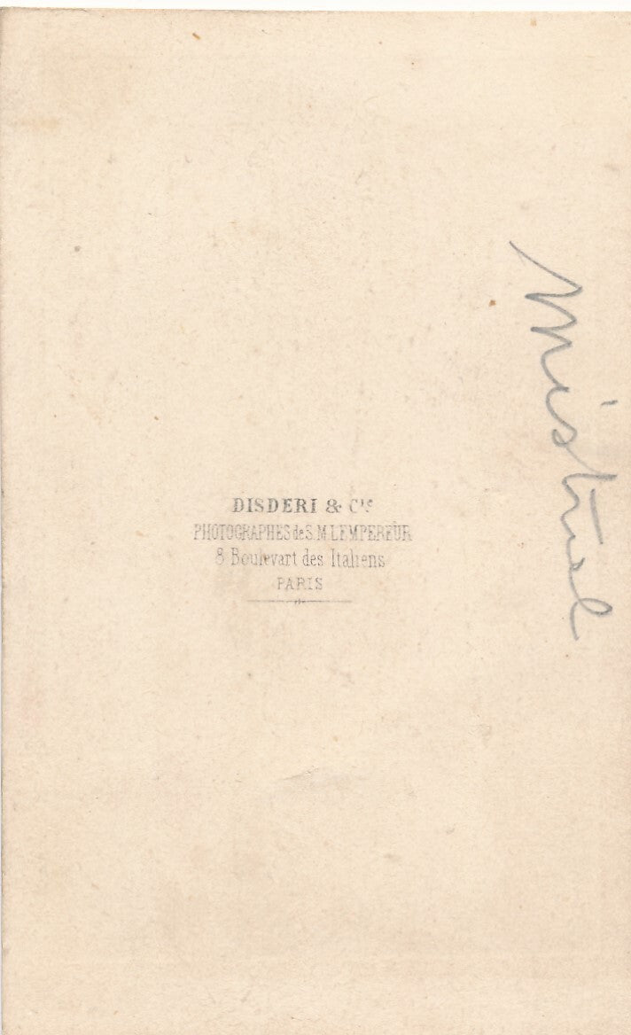 Frédéric Mistral cdv carte visite albuminé photo photographie Disdéri
