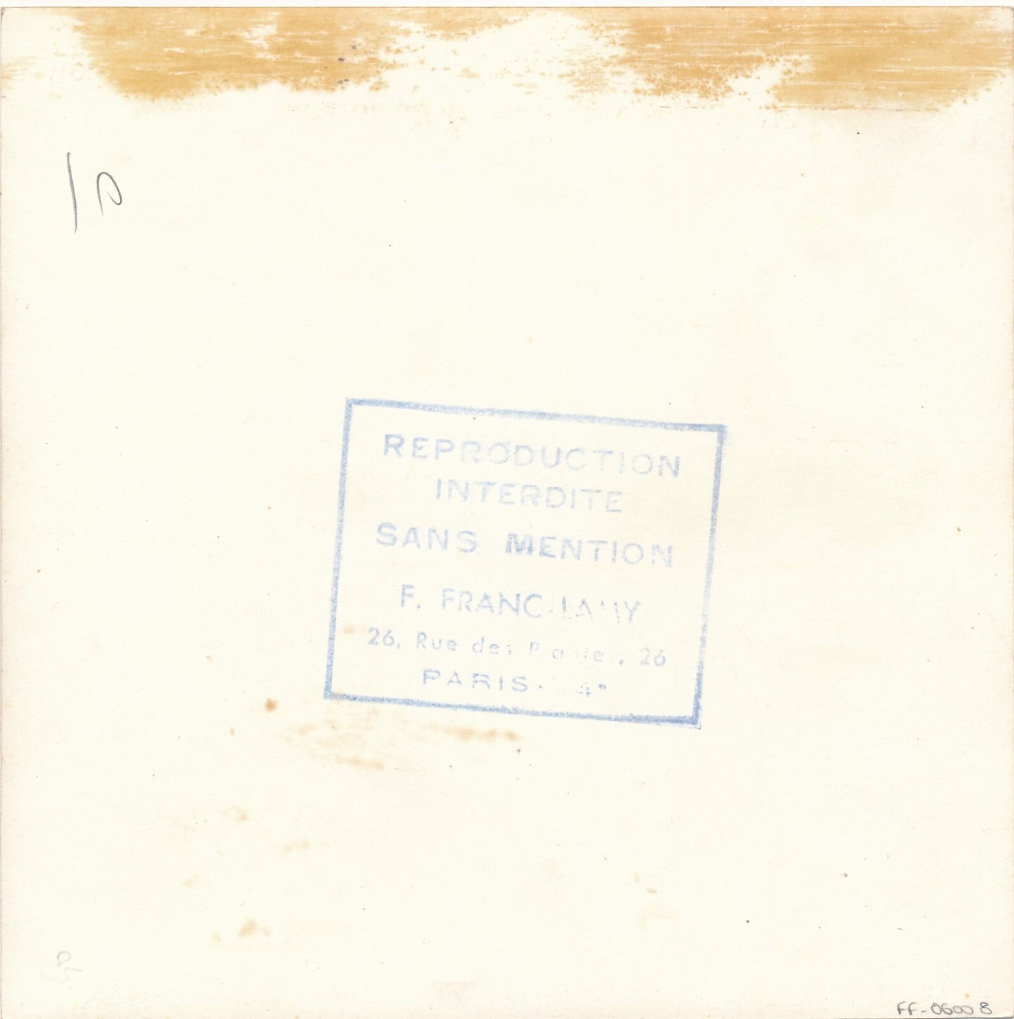 2 photo F. Franc-Lamy bords plage mer épéoque cachet photographie