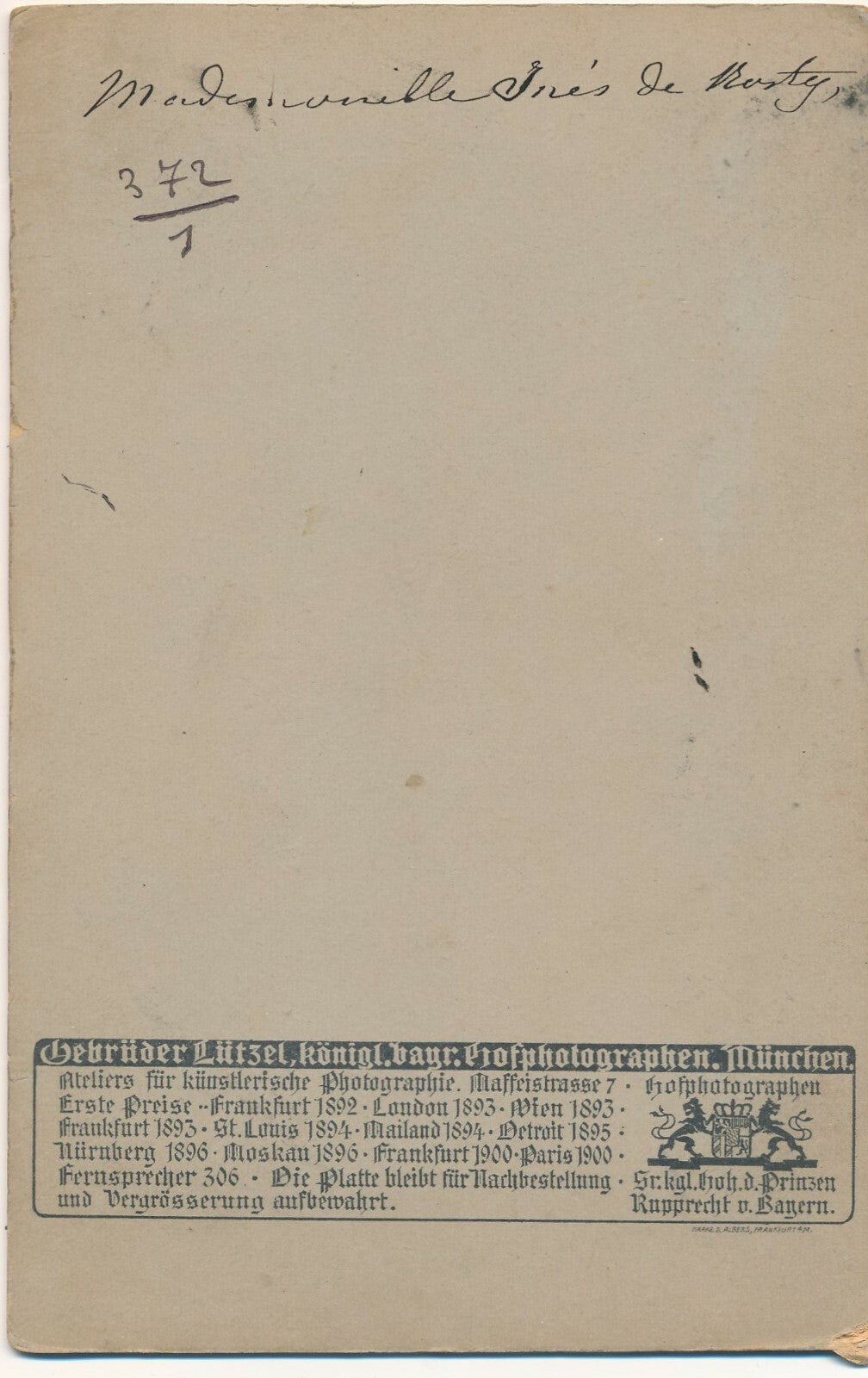 Inès BARCY (1884-1971), Inès de Rosty, peintre photo photographie rare