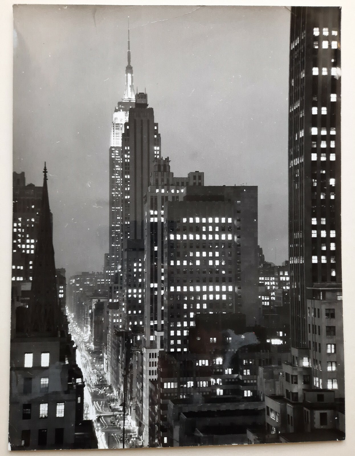 Vue New York nuit Empire State photo photographie : Douchan Stanimirovitch