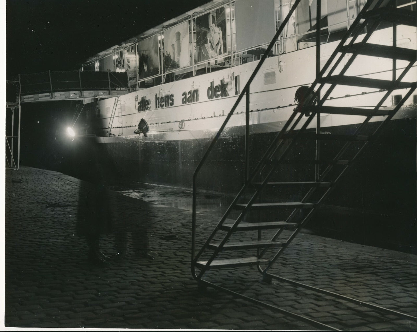 1952 Bestaan barges Hollande exposition plan Marshall 18 photo photographie USA