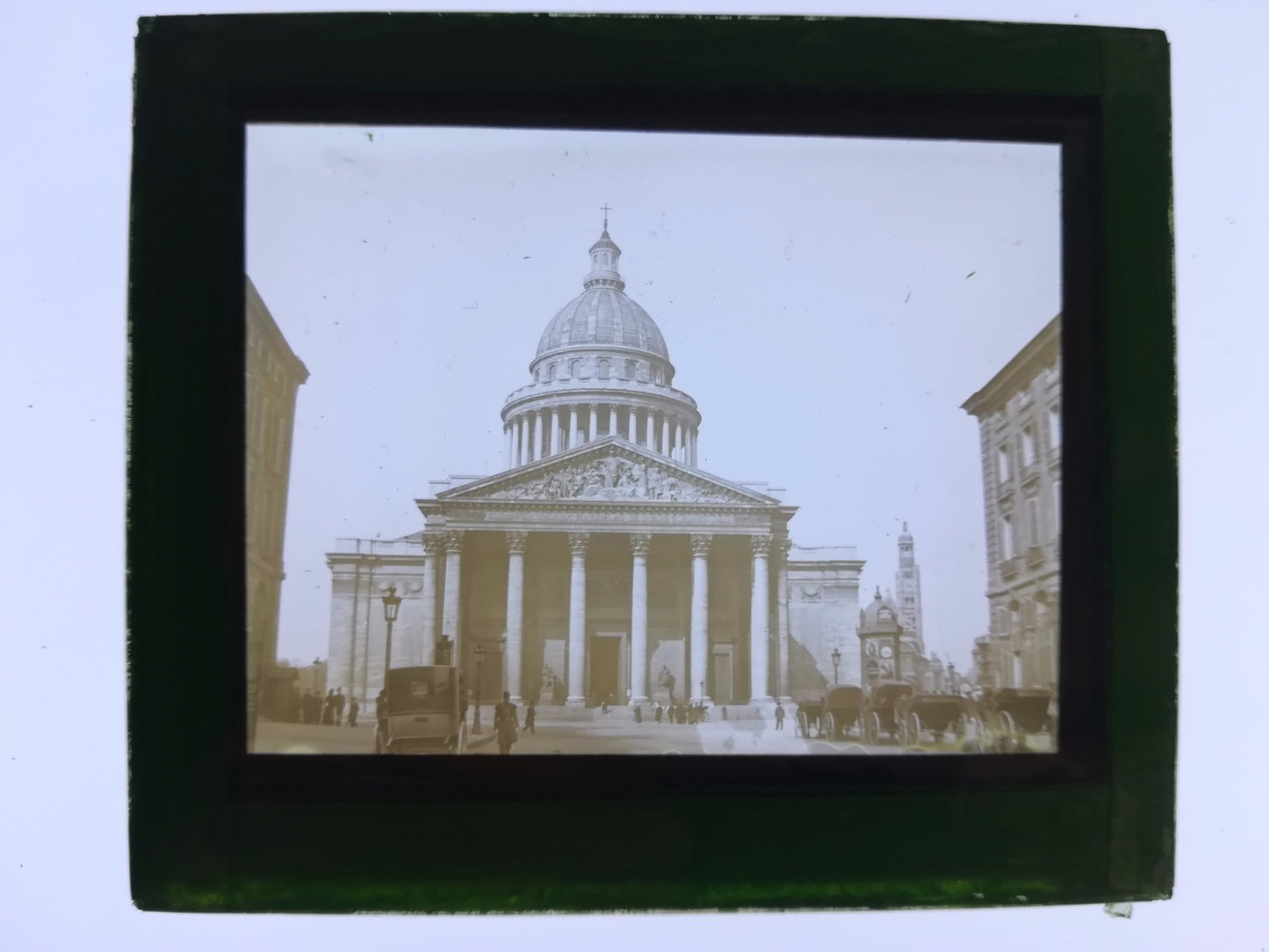 Paris Paris Panthéon Positif sur plaque de verre 1902 photographie