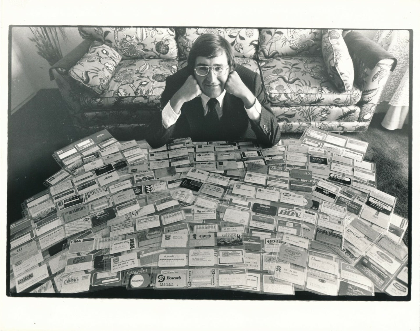 Record 934 cartes bancaires particulier 2 photo photographie 1979 Américain TOL