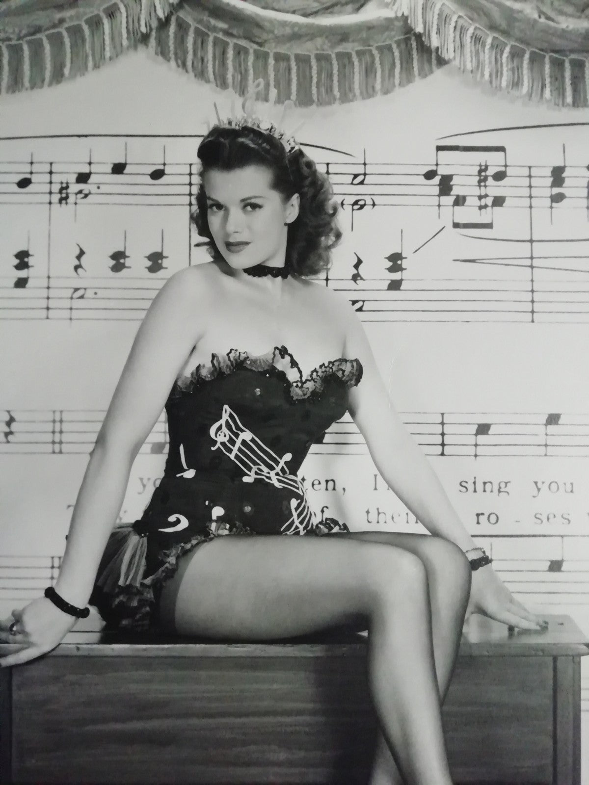 Janis PAIGE (1922), actrice photographe argentique époque v. 1940 photographie