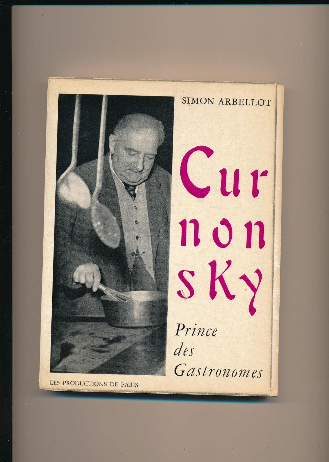 Curnonsky documentation photo photographie gastronomie 4 lettres Simon Arbellot