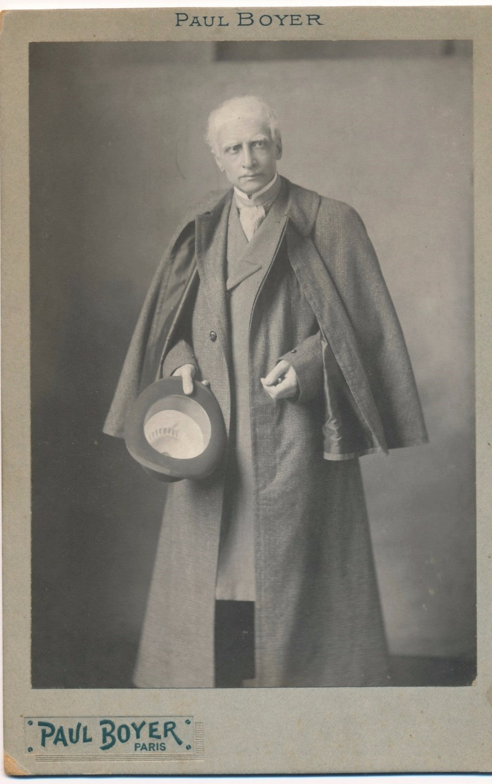 Louis Leloir photo argentique 1905 Boyer et carte visite autographe