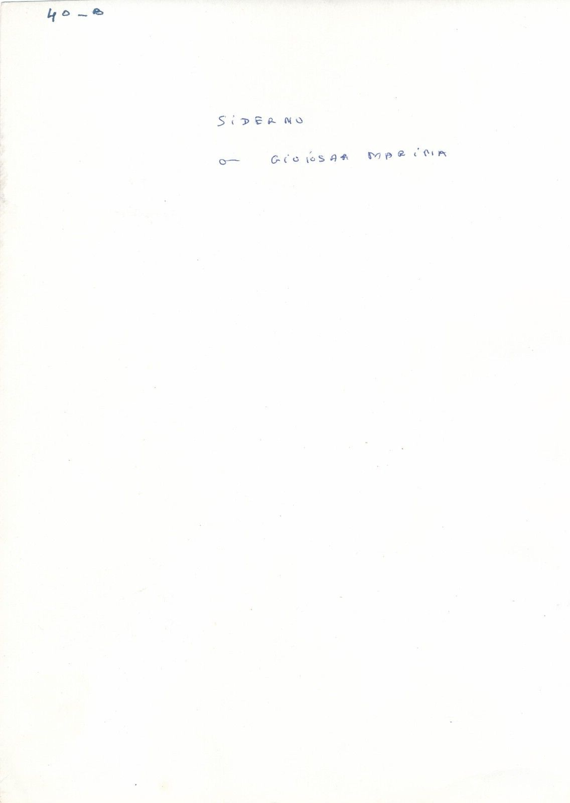 Italie vers 1970 Siderno photo photographie époque argentique