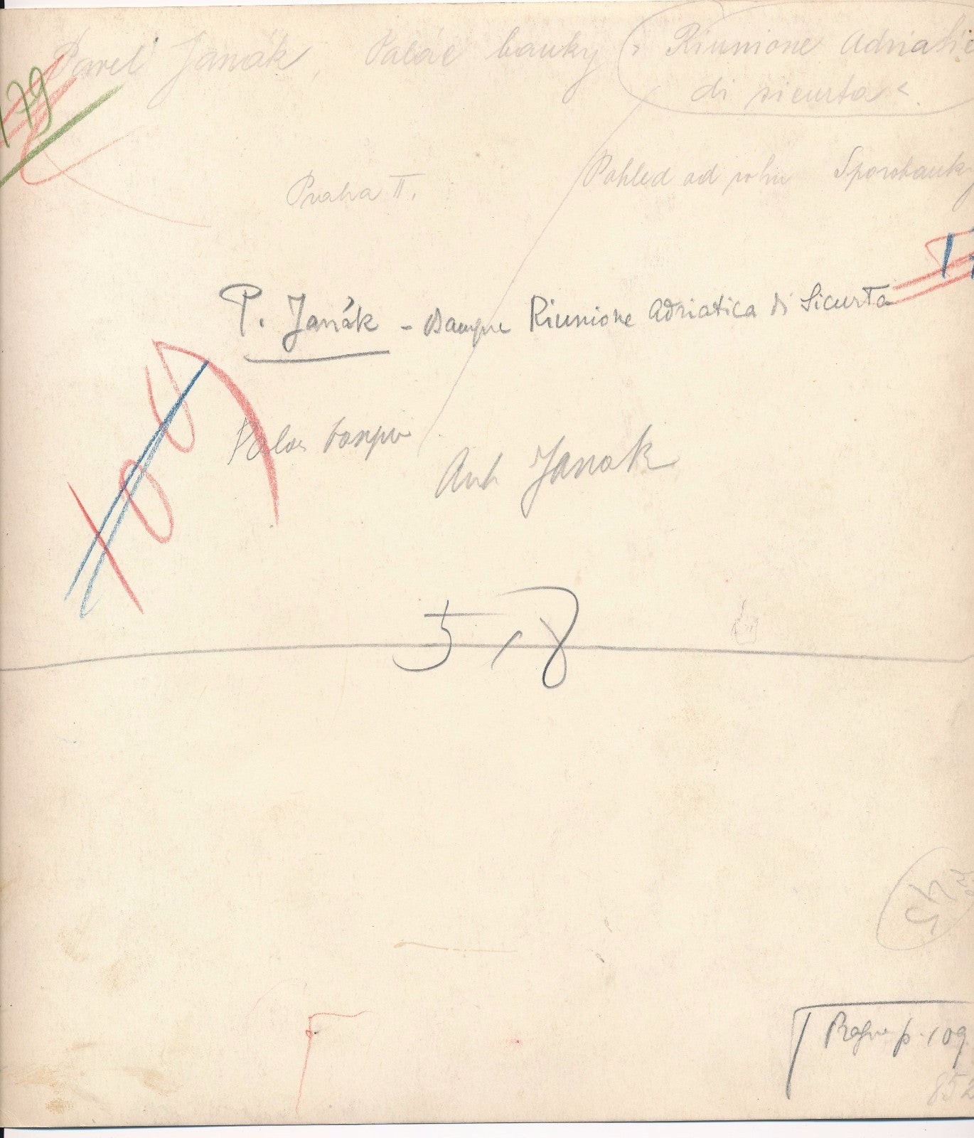 Palais Adria Prague photographie argentique époque Pavel Janak c. 1930