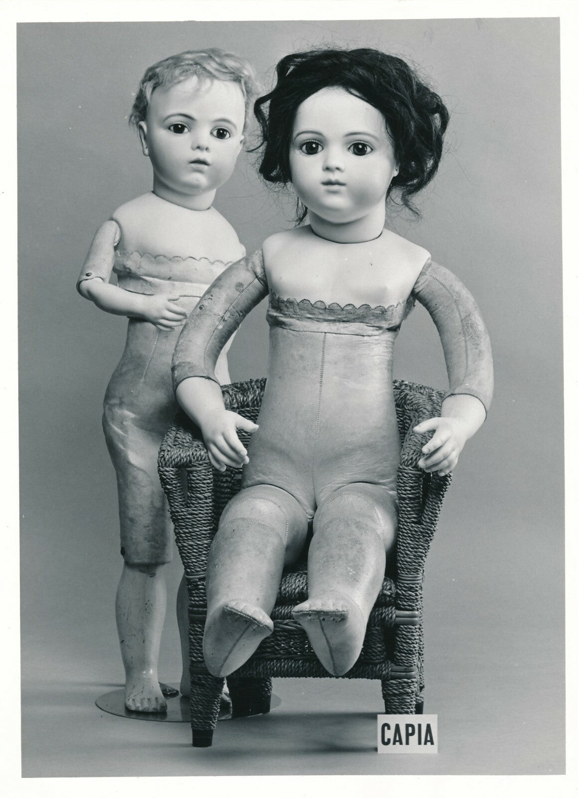 Poupée 2 tirages argentiques d’époque Fernand Gaultier Robert Capia photo