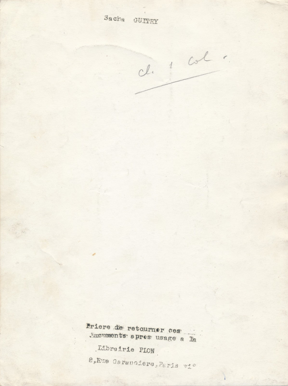 photographie Sacha Guitry (1885-1957), acteur, tirage argentique époque