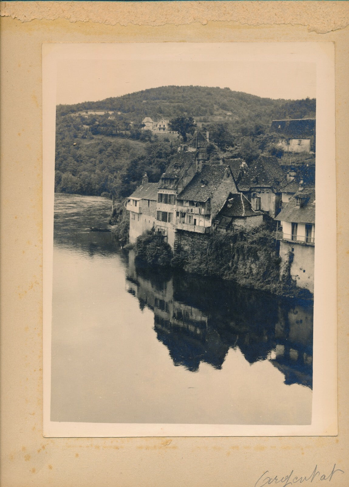 Argentat photo photographie tirage argentique époque v. 1930 Corrèze Dordogne