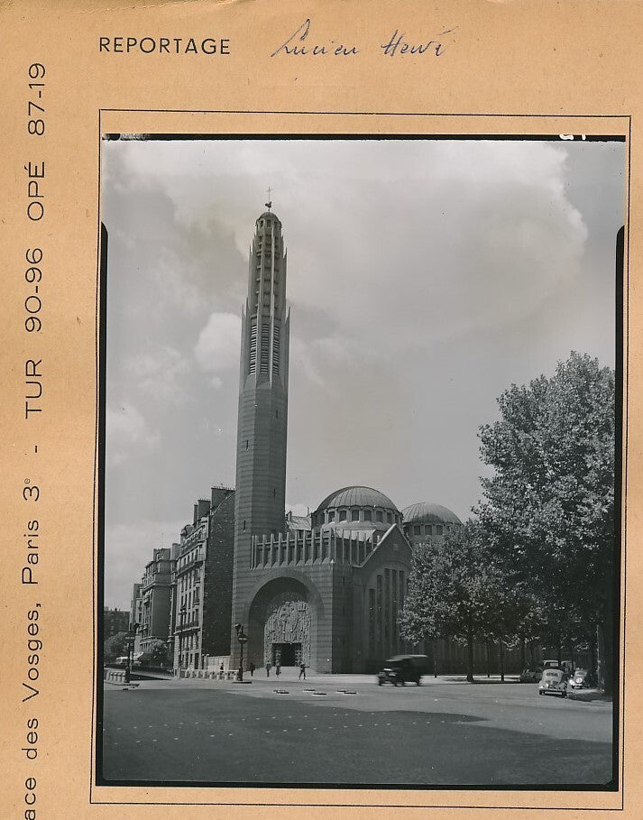 Lucien Hervé 44 épreuves argentiques époque reportage architecture béton Paris
