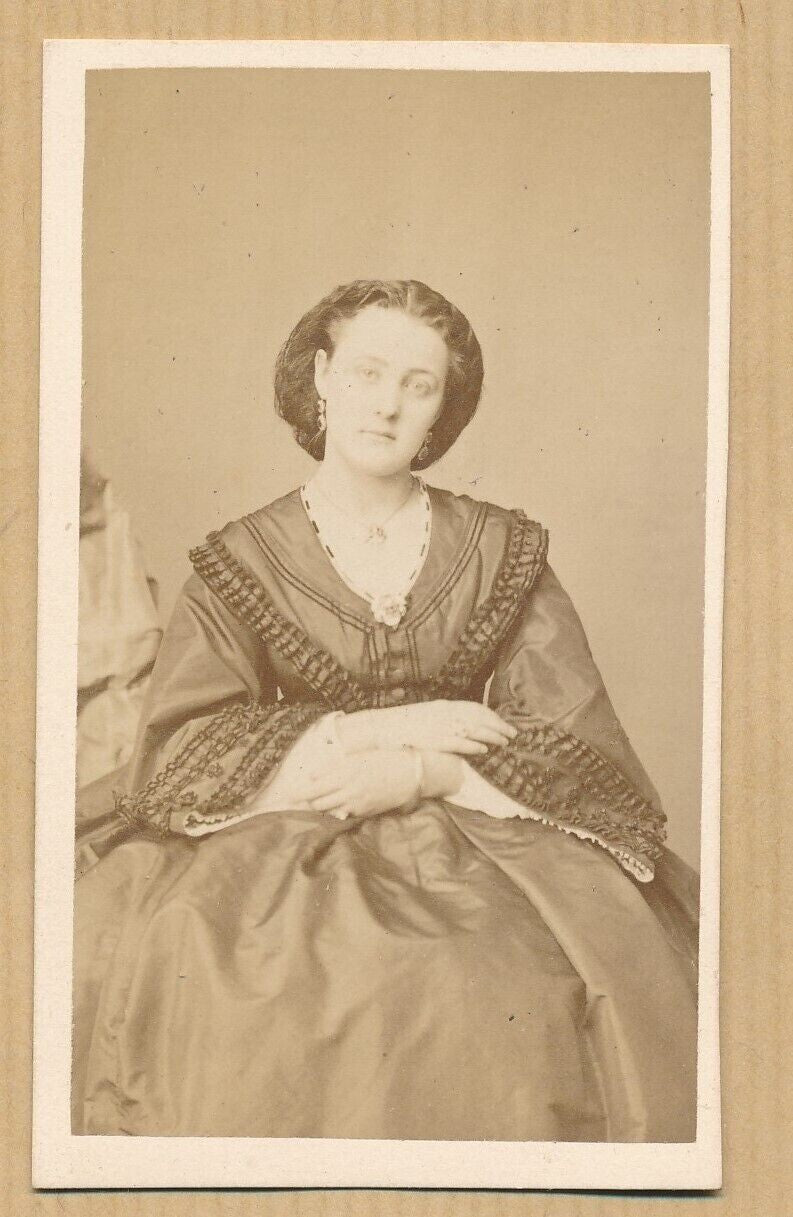 comédienne Marie-Louise FERRARIS albumine carte visite cdv photo Ulric Grob