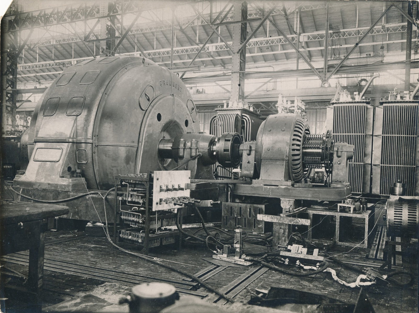 Usines GRAMMONT matériel électrique 27 tirages photo photographie industrie Lyon