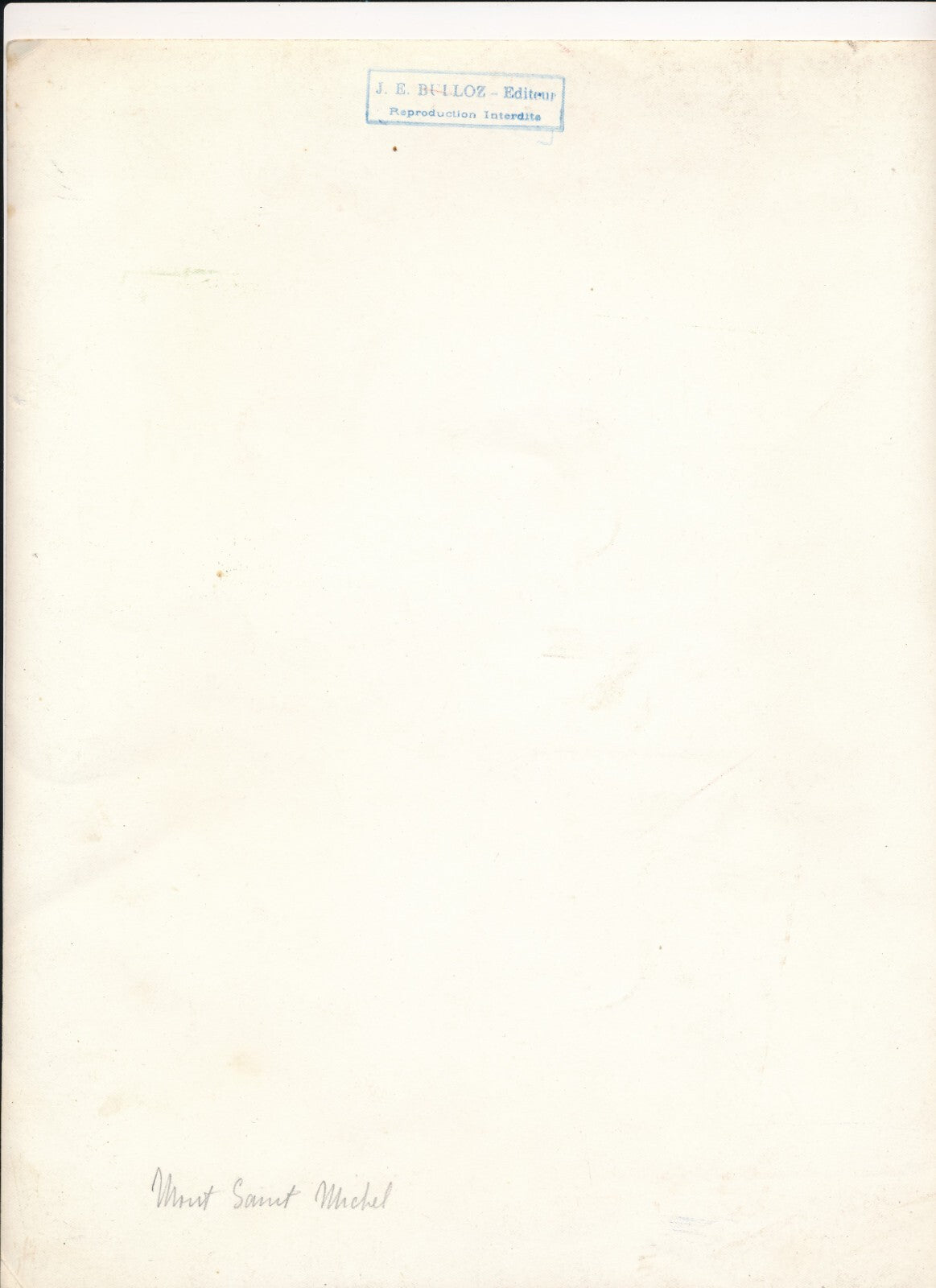 Mont Saint-Michel Ernest BULLOZ photo photographie tirage époque