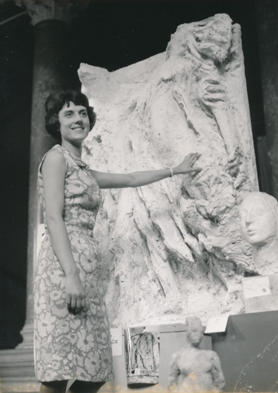 Jacqueline Georges DEYME 2 photos photographie époque beaux-arts Paris concours