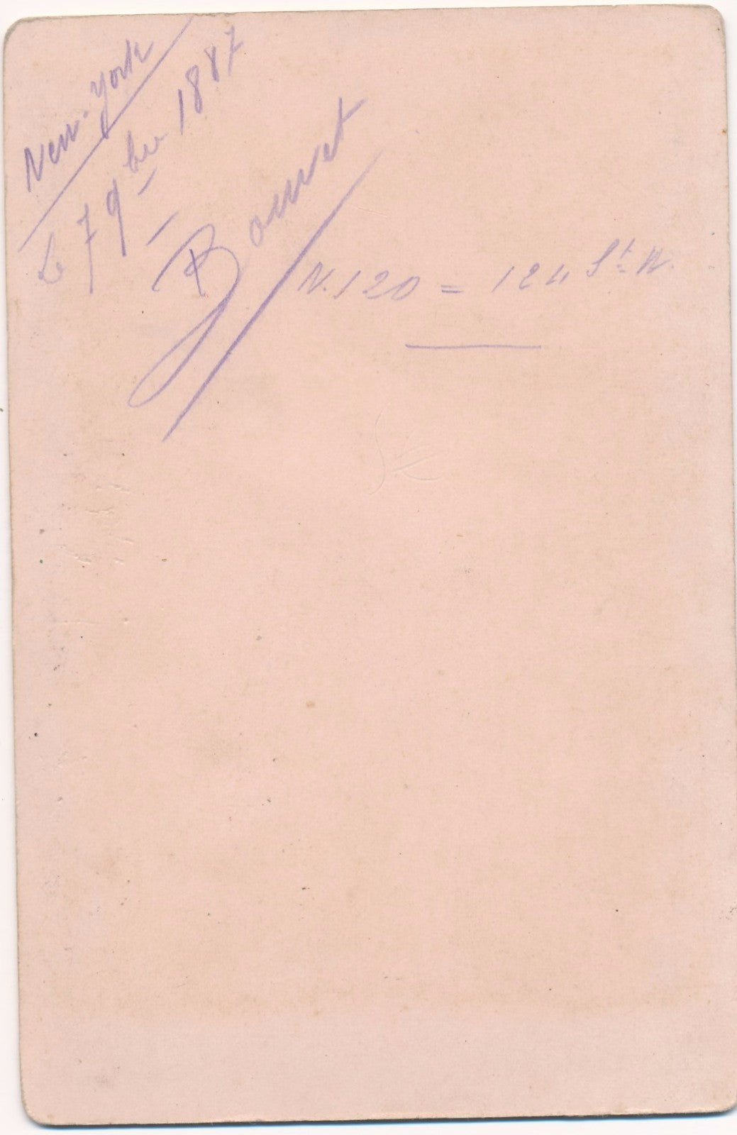 Religion Rev reverend G. Septier New York Etats-Unis albumine photo photographie