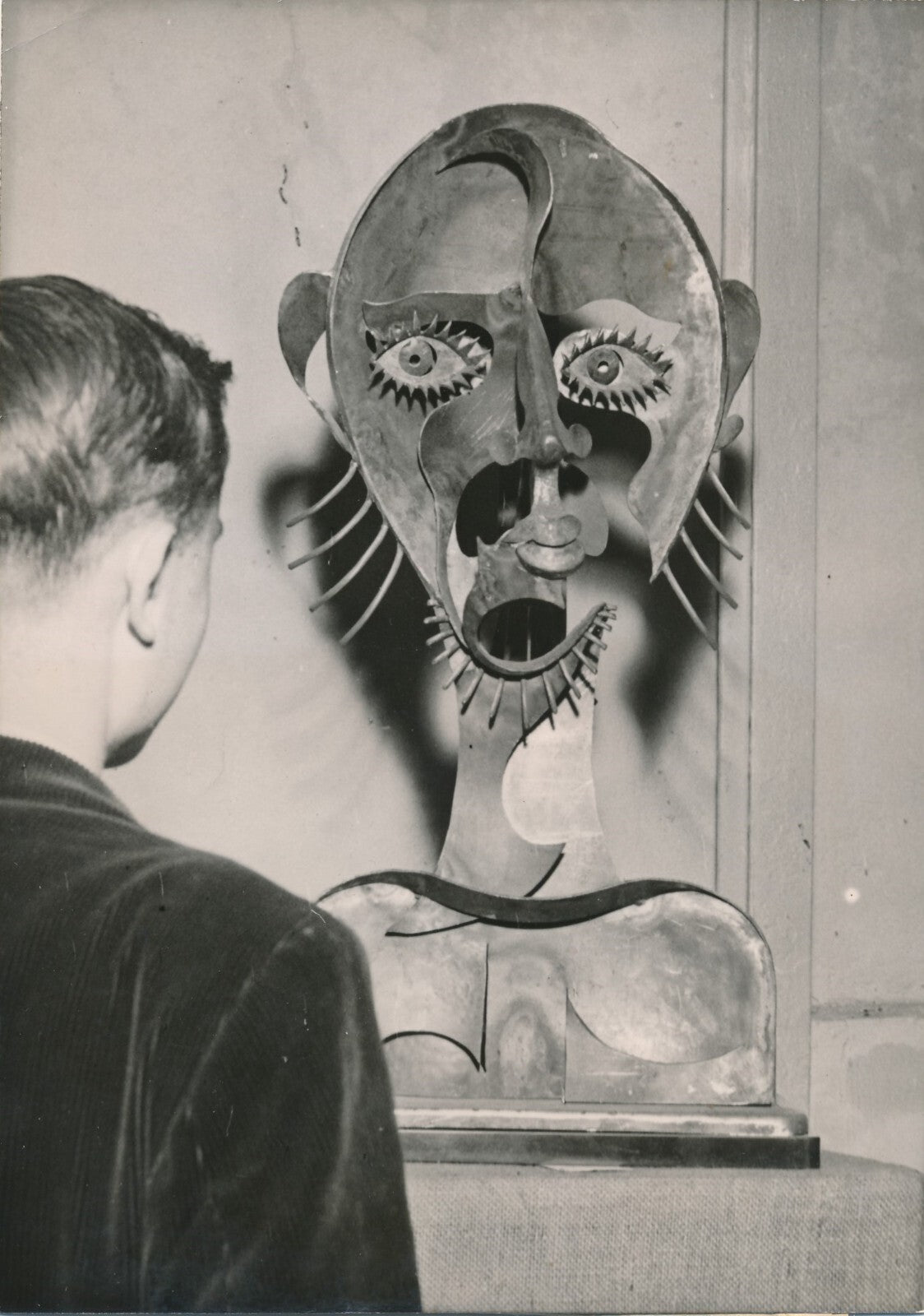Salon Jeune sculpture 1953 L'Exilé sculpture BLASCO FERRER photo photographie