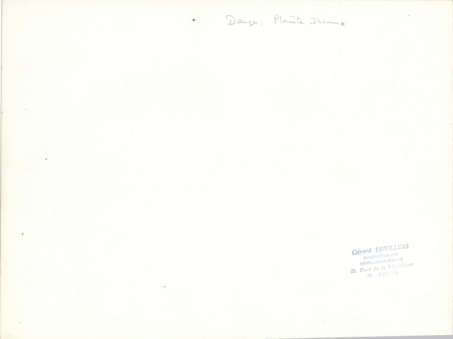 planète inconnue cinéma science-fiction Robert Parrish 3 photos photographie