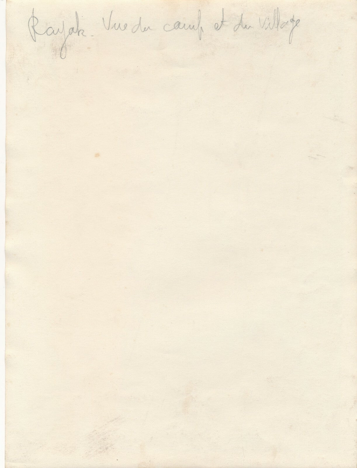 Rayak Liban camp village 1927-1929 vue aérienne aérienne photo photographie