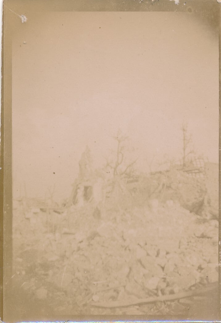 Neuville sur Vaast août 1915 Guerre 1914 militaria 5 photos photographie