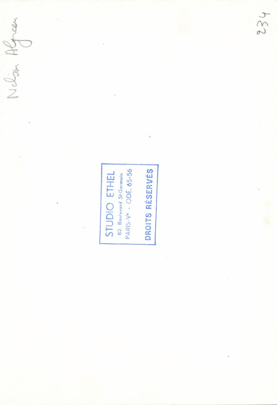 Nelson ALGREN photographie écrivain américain communiste argentique époque