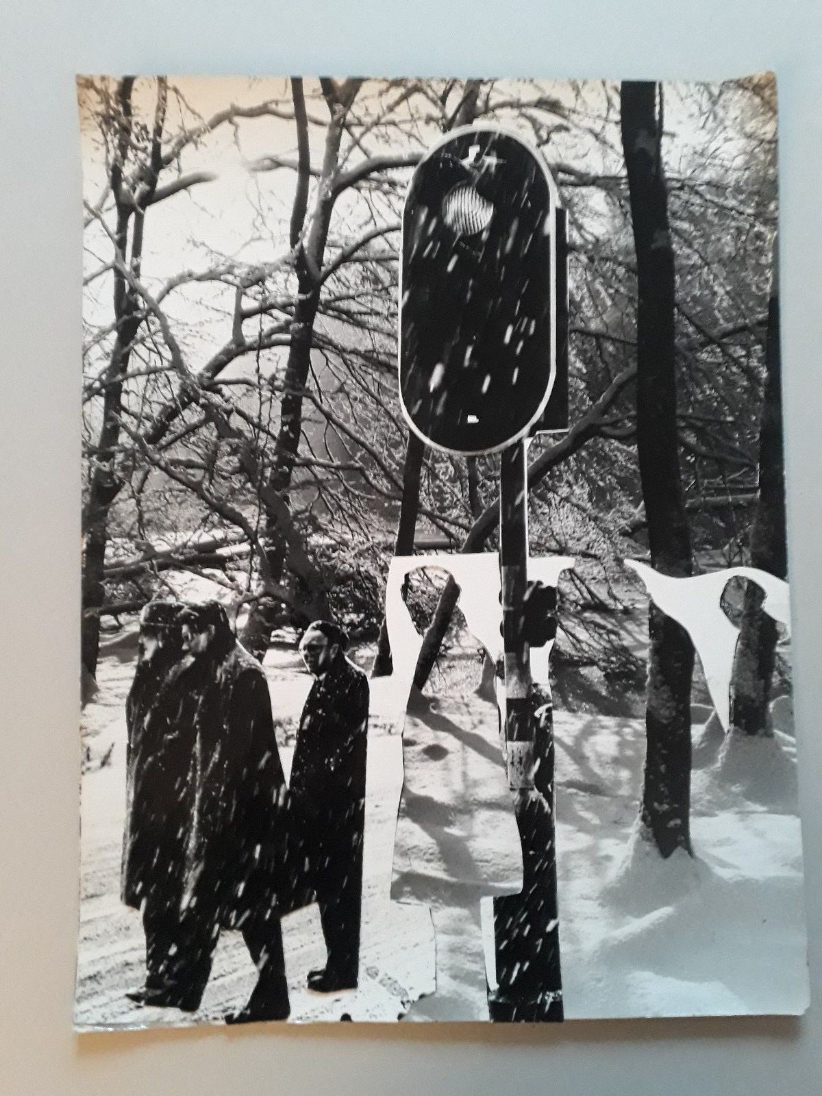 Photocollage tirage argentique époque années 1960 belles dimensions
