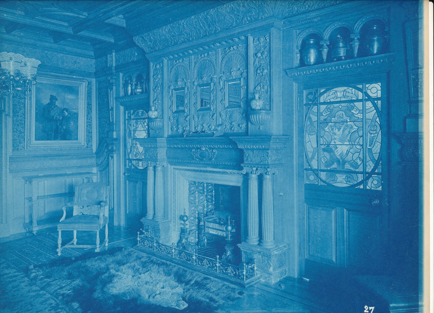BEDFORD LEMERE and CO 10 cyanotype intérieurs anglais photo photographie photo