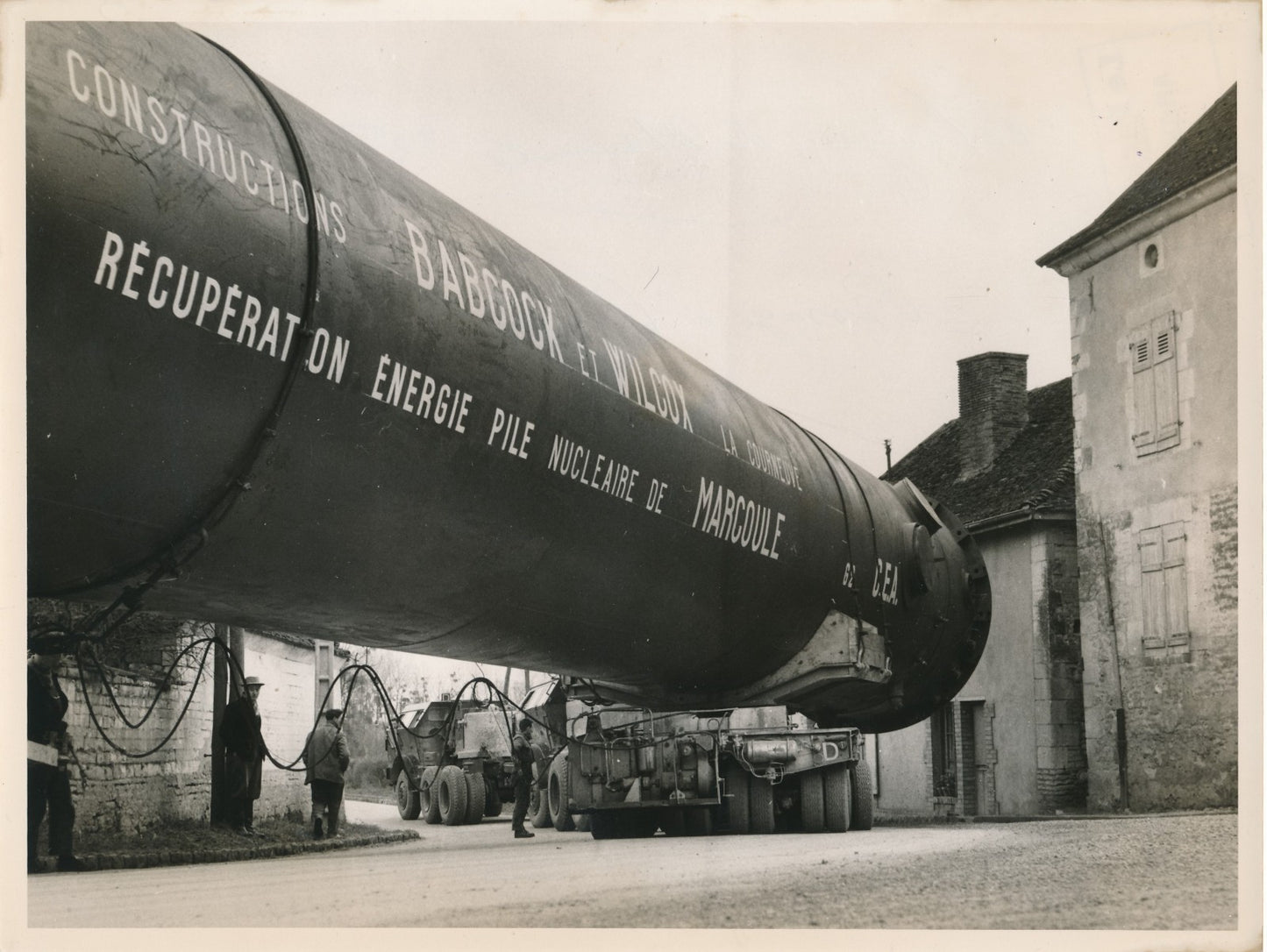 Site Marcoule nucléaire 1957 CEA Babcock 15 photo 7 Ekta bel ensemble Wicox